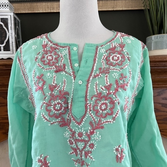 Two Embroidered Bollywood Tunic‎ Tops (Bundle of 2) - Picture 2 of 14